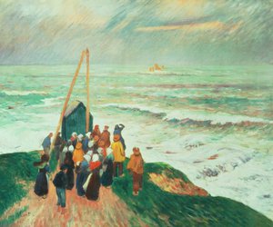 Waiting for the Return of the Fishermen in Brittany, 1894